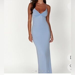 Meshki Light Blue Maxi Dress
